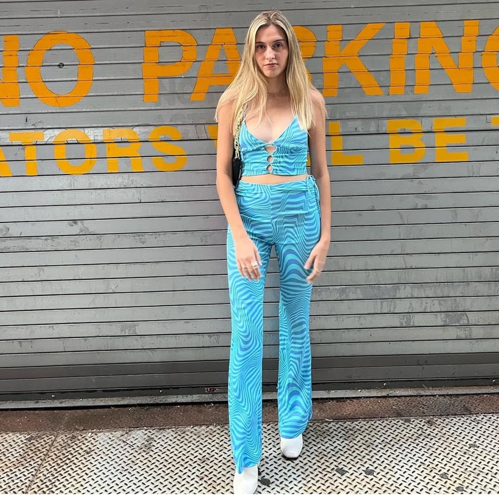 Zara Turquoise Swirl two piece
